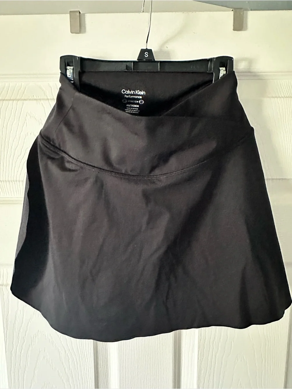 Calvin Klein Black Skater Performance Skirt